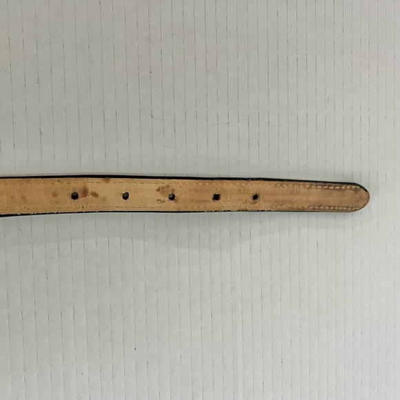 Black and Denim Western Cottagecore 32” Women’s Belt with Embellished Buckle - Picture 8 of 8